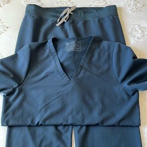 Womens Figs scrubs, dark harbor